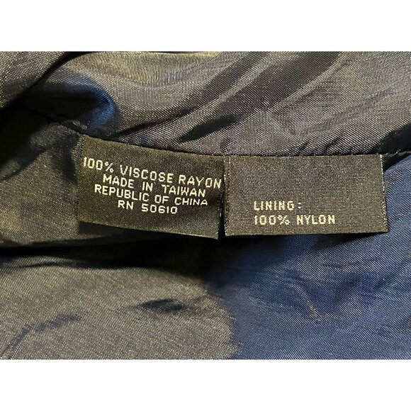 Vintage Stirling Cooper Checkered‎ Blazer Jacket Size 8 Business - Picture 15 of 16